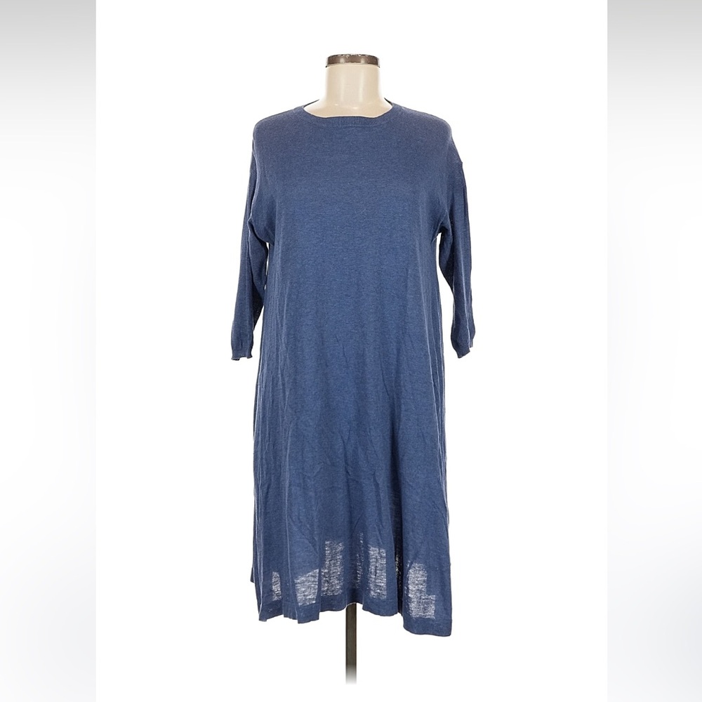 45R Elegant Blue Women's Dress
